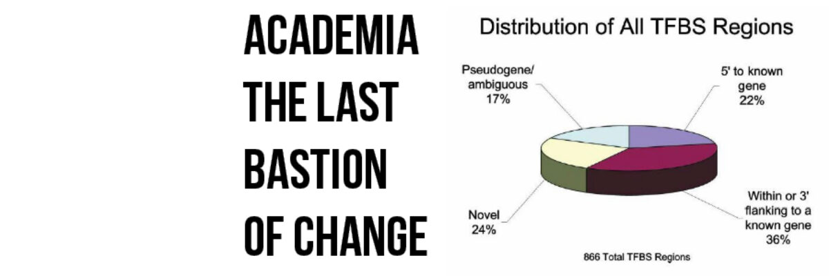 Academia, The Last Bastion of Change