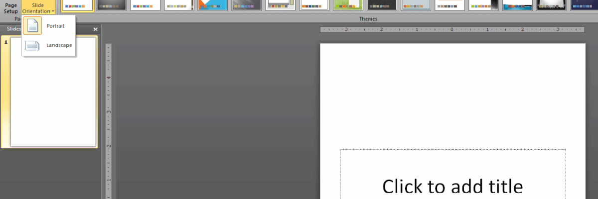 Report Layout in PowerPoint?